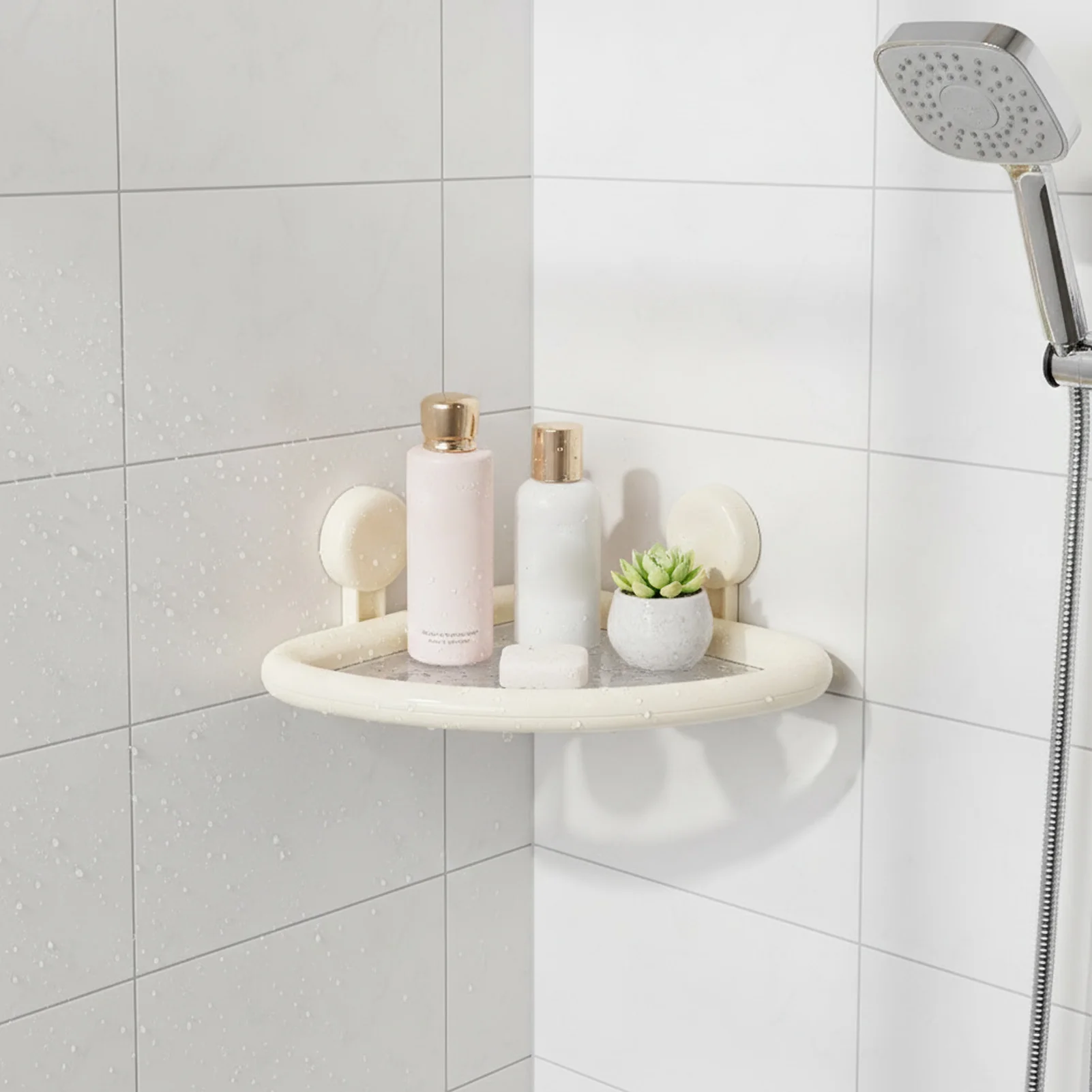Triangle Wall Mounted Storage Shelf With Suction Cup No Drilling Required Multi-functional Draining Storage For Bathroom Kitchen
Triangle Wall Mounted Storage Shelf With Suction Cup No Drilling Required Multi-functional Draining Storage For Bathroom Kitchen