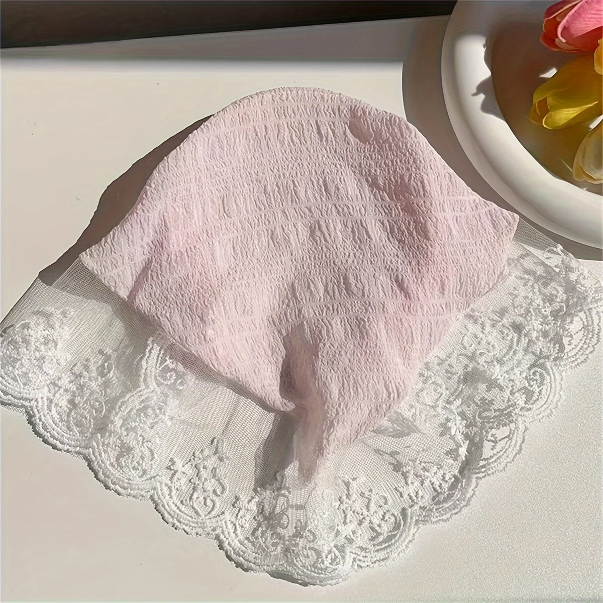 1pc Women's Fabric Mesh Lace Triangle Pastoral Style Headscarf Headband Ins Hair Additions Dress Up Additions Summer Sweet Headwear
1pc Women's Fabric Mesh Lace Triangle Pastoral Style Headscarf Headband Ins Hair Additions Dress Up Additions Summer Sweet Headwear