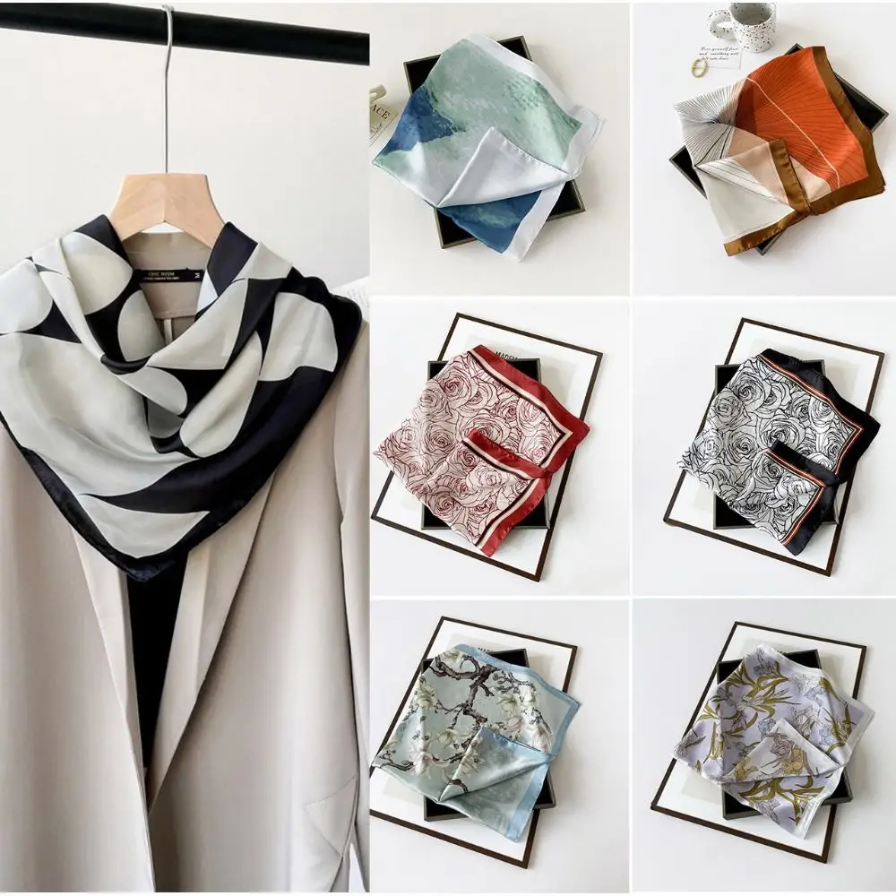 Fashion Printed Satin Scarf Square Thin Spring Neck Tie Bag Accessories Soft Hijab Bandana
Fashion Printed Satin Scarf Square Thin Spring Neck Tie Bag Accessories Soft Hijab Bandana