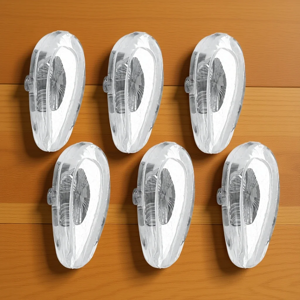 6Pairs Silicone Eyeglass Nosepads Gold Metal Core Soft Anti Slip Replacement Nose Pieces Glasses Nose Protectors
6Pairs Silicone Eyeglass Nosepads Gold Metal Core Soft Anti Slip Replacement Nose Pieces Glasses Nose Protectors