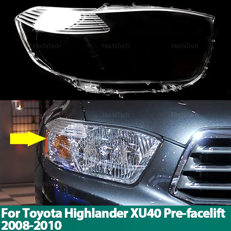 Transparent Glass Lamp Headlamp Cover Headlight Cover Shell Replace Lampshade for Toyota Highlander XU40 Pre-facelift 2008-2010
Transparent Glass Lamp Headlamp Cover Headlight Cover Shell Replace Lampshade for Toyota Highlander XU40 Pre-facelift 2008-2010