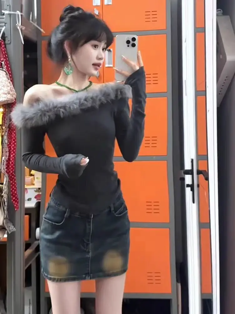 2025 Корейский стиль из искусственного меха в стиле пэчворк с длинным рукавом, женские модные туфли Pure Desire с зазубринами на плечах, базовый слой с v-образным вырезом, рукав принцессы
2025 Корейский стиль из искусственного меха в стиле пэчворк с длинным рукавом, женские модные туфли Pure Desire с зазубринами на плечах, базовый слой с v-образным вырезом, рукав принцессы