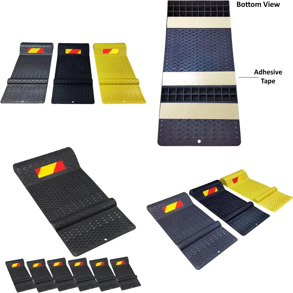 6-Pack Non-Slip Parking Mat Set for Vehicle Safety in Garages - Black
6-Pack Non-Slip Parking Mat Set for Vehicle Safety in Garages - Black