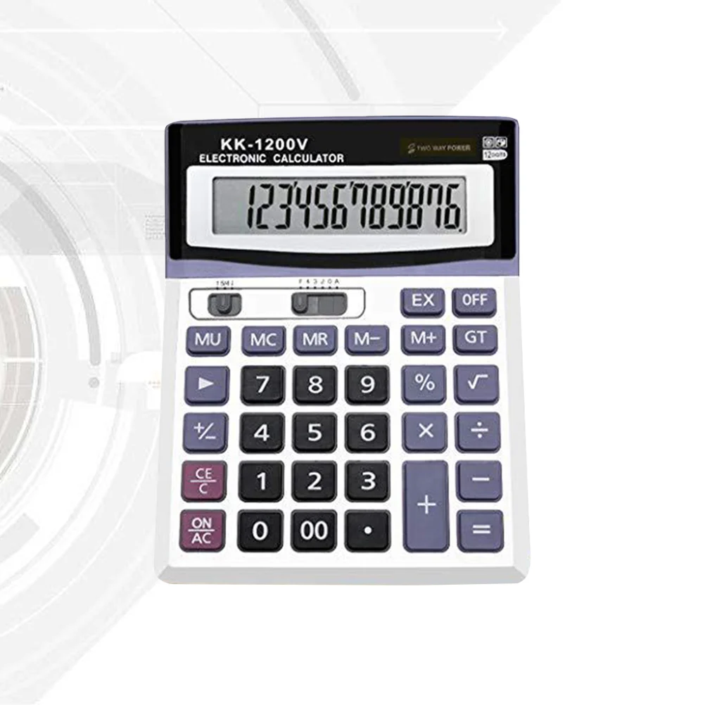 12 Digits Electronic Calculator Portable Solar Calculator for Financial Office Use Compact Size Lightweight 12 Display
12 Digits Electronic Calculator Portable Solar Calculator for Financial Office Use Compact Size Lightweight 12 Display