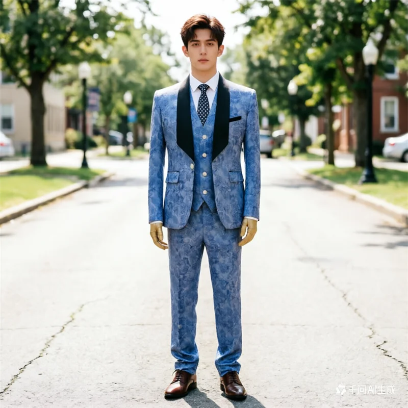 Luxury Men's Slim Fit Jacquard Three Piece Suit, European Sizes, Multiple Colors To Choose From, Holiday Party Groom Dress Set
Luxury Men's Slim Fit Jacquard Three Piece Suit, European Sizes, Multiple Colors To Choose From, Holiday Party Groom Dress Set