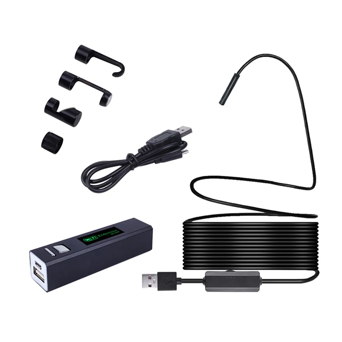 2MP 1200P Semi-Rigid Cable Wireless WIFI Endoscope For Android&ISO Smart Phone Inspection Pipe Scope
2MP 1200P Semi-Rigid Cable Wireless WIFI Endoscope For Android&ISO Smart Phone Inspection Pipe Scope