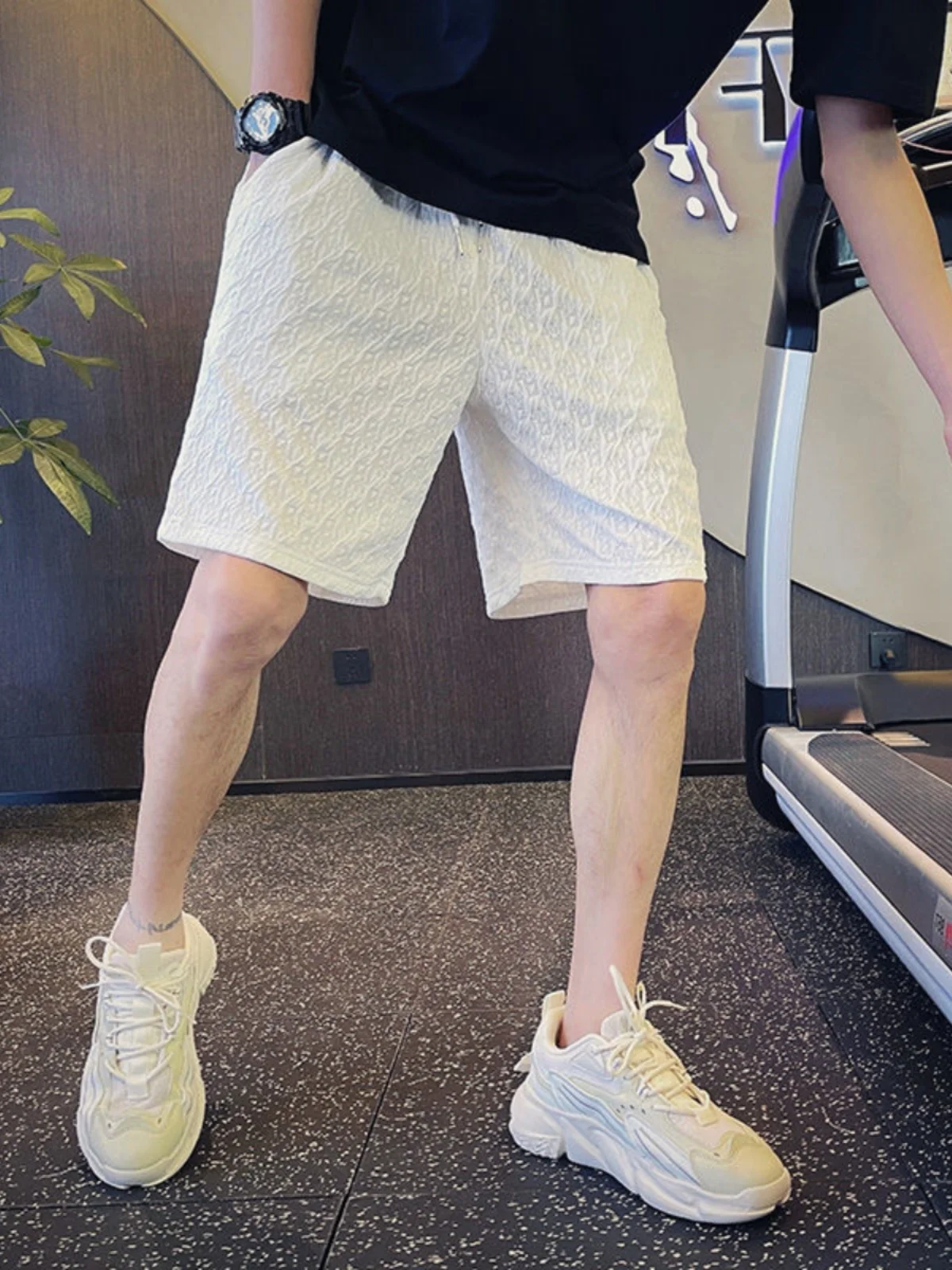 Summer Large Size Men's Casual Baskeall Pants Striped Plaid Loose Fit Trendy Brand Straight Leg Long orts Polyester Fiber
Summer Large Size Men's Casual Baskeall Pants Striped Plaid Loose Fit Trendy Brand Straight Leg Long orts Polyester Fiber