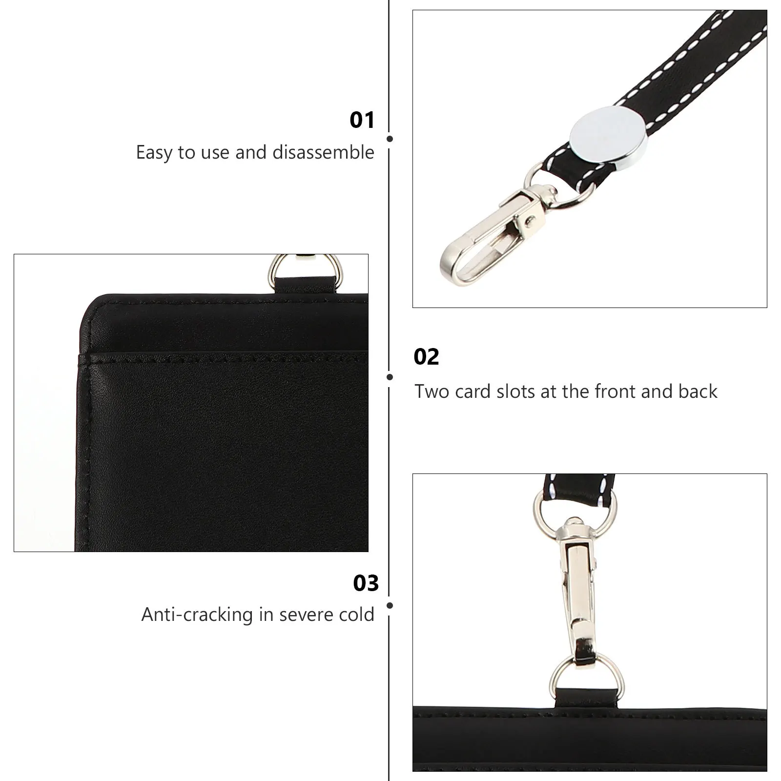 1Pcs Id Badge Holder Zinc Alloy Card Sleeve Hanging Buckle Card Holder Waterproof Double Slot
1Pcs Id Badge Holder Zinc Alloy Card Sleeve Hanging Buckle Card Holder Waterproof Double Slot