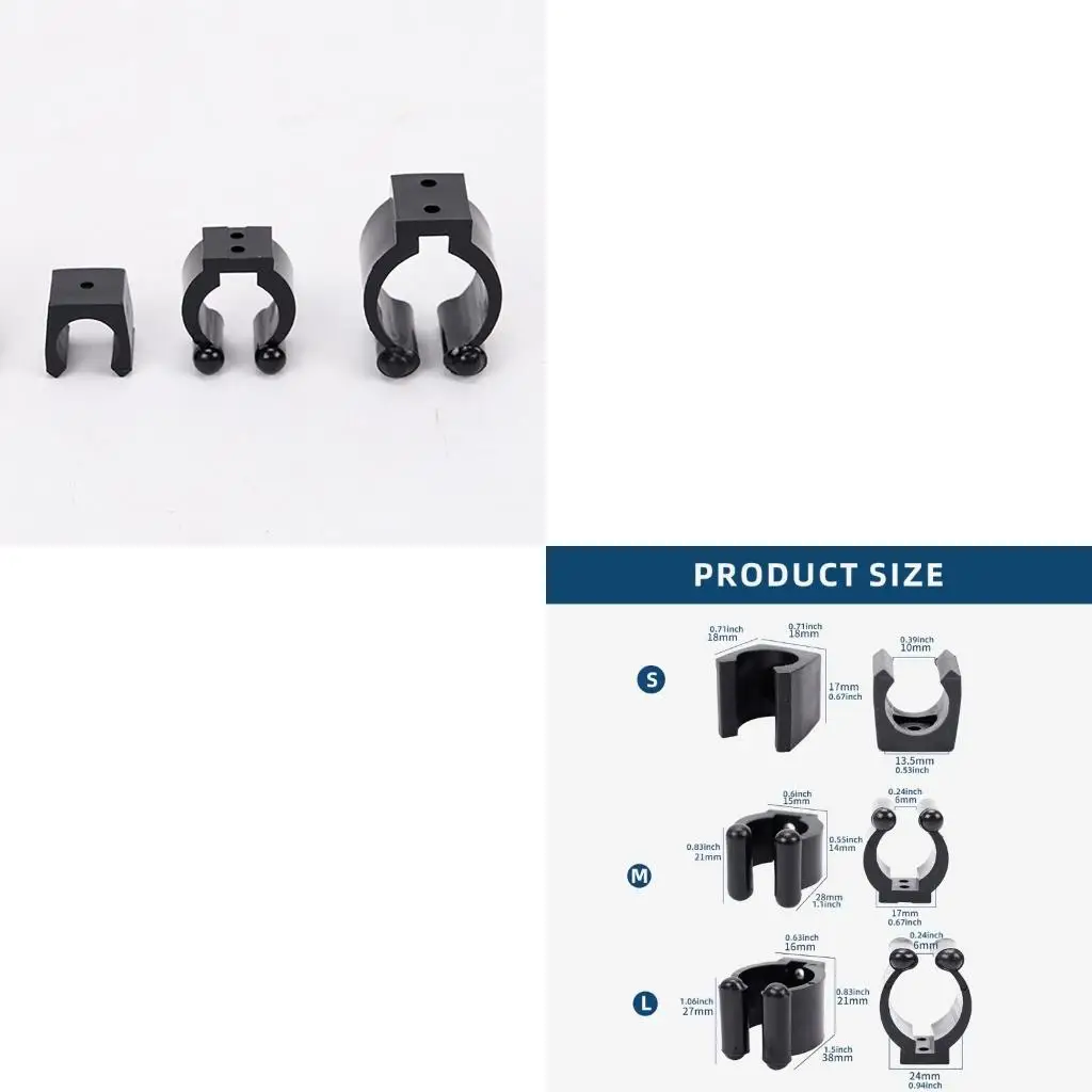 20Pcs Black Billiards Cue Clip Fishing Rod Storage Clips Holders Replacement
20Pcs Black Billiards Cue Clip Fishing Rod Storage Clips Holders Replacement