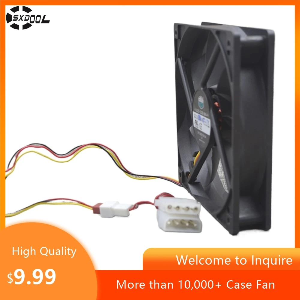 for Cooler Master Ultra-Quiet 120mm 12025 12V 0.16A Cooling Fan - Reliable Exhaust Fan for PC Case Power Supply
for Cooler Master Ultra-Quiet 120mm 12025 12V 0.16A Cooling Fan - Reliable Exhaust Fan for PC Case Power Supply