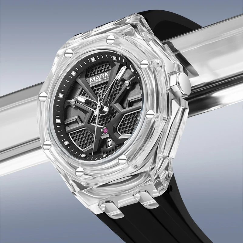 Mark Fairwhale men's multifunctional business quartz watch, sporty and casual wristwatch, a must-have for travel and parties
Mark Fairwhale men's multifunctional business quartz watch, sporty and casual wristwatch, a must-have for travel and parties
