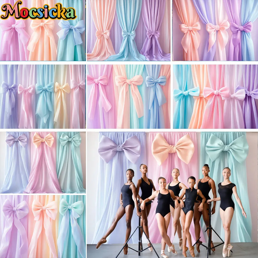 Mocsicka Colourful Bow Drapes Background for Girl Birthday Photography Maternity Baby Art Photo Backdrop Newborn Portrait Studio
Mocsicka Colourful Bow Drapes Background for Girl Birthday Photography Maternity Baby Art Photo Backdrop Newborn Portrait Studio