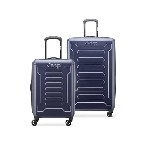 Jeep JH004C Hardside Expandable Luggage with Spinner Wheels, Peacoat Navy, 2 Piece Set 20/28 Inch
Jeep JH004C Hardside Expandable Luggage with Spinner Wheels, Peacoat Navy, 2 Piece Set 20/28 Inch
