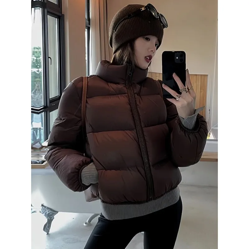 Fashion New Women's Winter Down Jacket Trendy Female's Short Jacket Light Warm Ladies Lightweight padded jackets Top Coat
Fashion New Women's Winter Down Jacket Trendy Female's Short Jacket Light Warm Ladies Lightweight padded jackets Top Coat