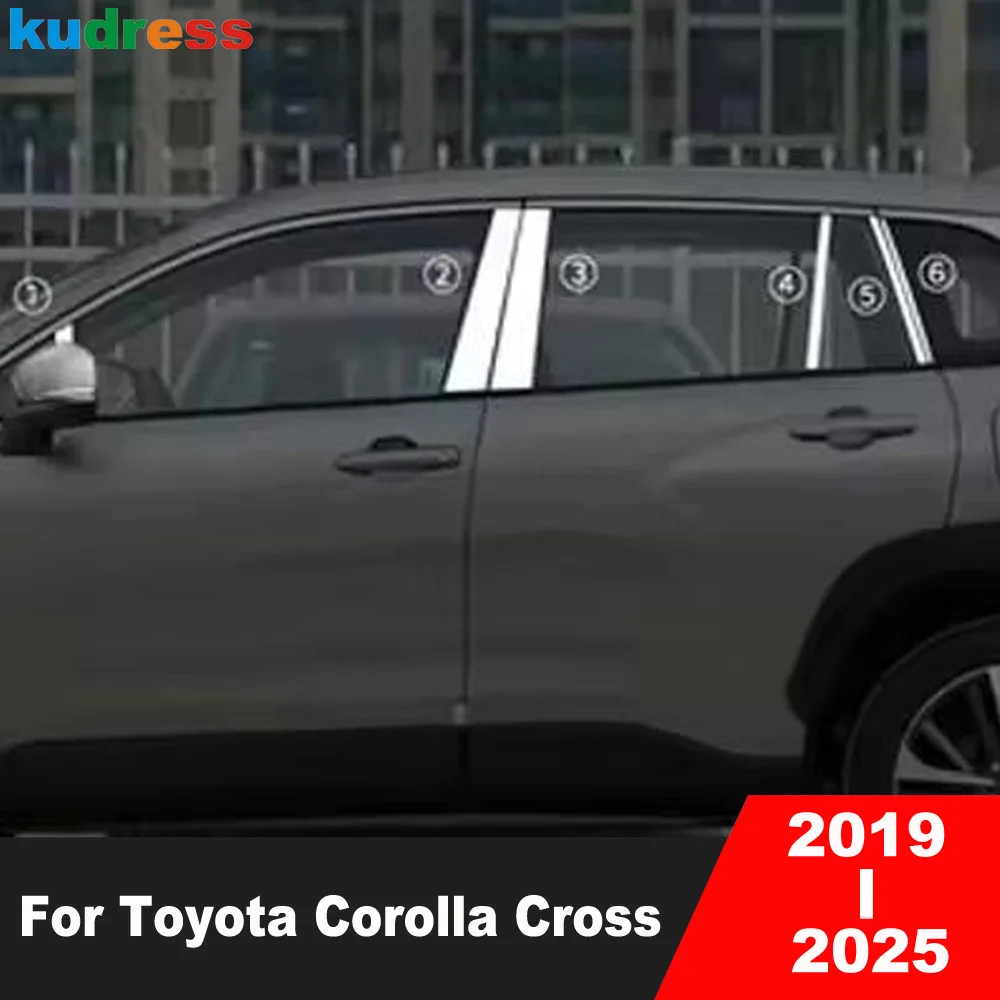 For Toyota Corolla Cross 2019 2020 2021 2022 2023 2024 2025 Steel Car Window Center Pillar Cover Trim Post Strip Accessories
For Toyota Corolla Cross 2019 2020 2021 2022 2023 2024 2025 Steel Car Window Center Pillar Cover Trim Post Strip Accessories