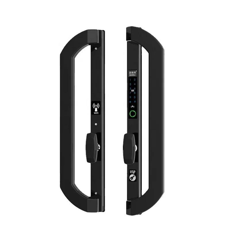 INVEILi Waterproof Broken Bridge Aluminum Sliding Door Fingerprint Smart Door Lock
INVEILi Waterproof Broken Bridge Aluminum Sliding Door Fingerprint Smart Door Lock