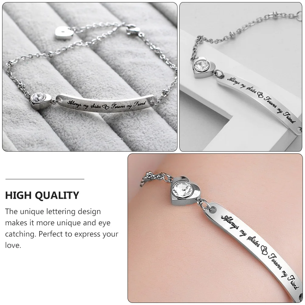 1pc Exquisite Lettering Wrist Chain Women Bracelet Jewelry Gift Elegant Shiny Design Romantic Chain Appearance Birthday Festival
1pc Exquisite Lettering Wrist Chain Women Bracelet Jewelry Gift Elegant Shiny Design Romantic Chain Appearance Birthday Festival