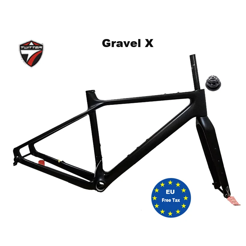 Carbon Road Gravel Disc Frame, Bicycle Frameset,Thru Alxe,Disc Brake, Ultralight Frame, Max 40C Inner Cable, DPD to EU UK
Carbon Road Gravel Disc Frame, Bicycle Frameset,Thru Alxe,Disc Brake, Ultralight Frame, Max 40C Inner Cable, DPD to EU UK