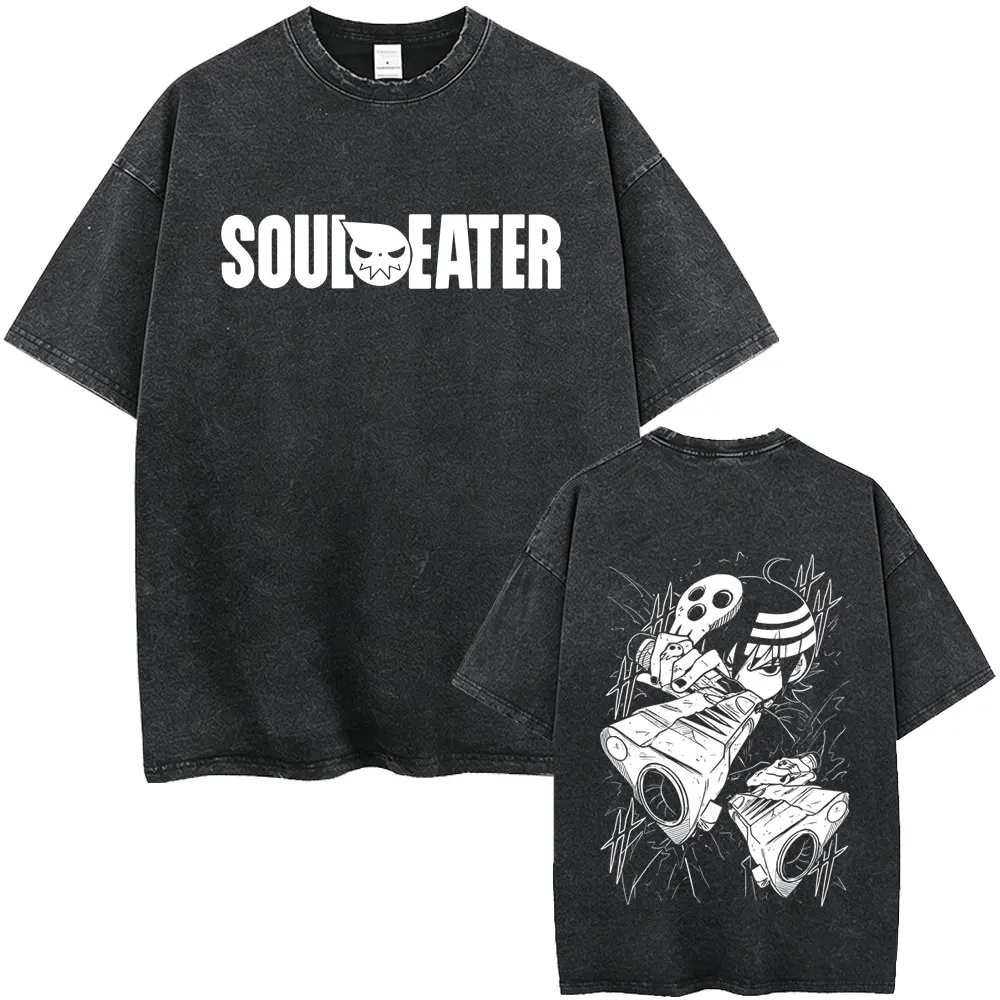 Washed Vintage Anime Soul Eater Death The Kid Graphic T-shirt Men's Women Clothing Manga Fashion Short Sleeve Oversized T-shirts
Washed Vintage Anime Soul Eater Death The Kid Graphic T-shirt Men's Women Clothing Manga Fashion Short Sleeve Oversized T-shirts