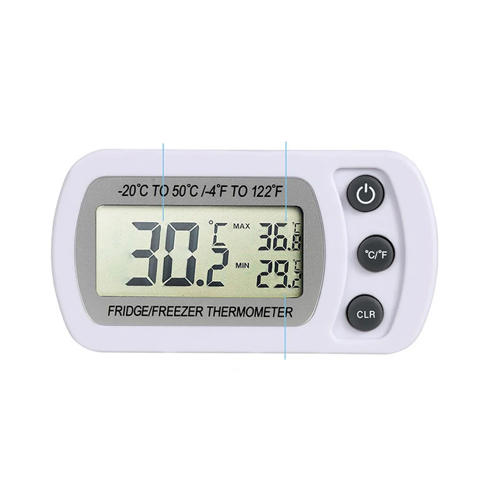 Temperature Sensor Fridge Thermometer Digital Refrigerator Freezer Wireless Monitor Electronic
Temperature Sensor Fridge Thermometer Digital Refrigerator Freezer Wireless Monitor Electronic