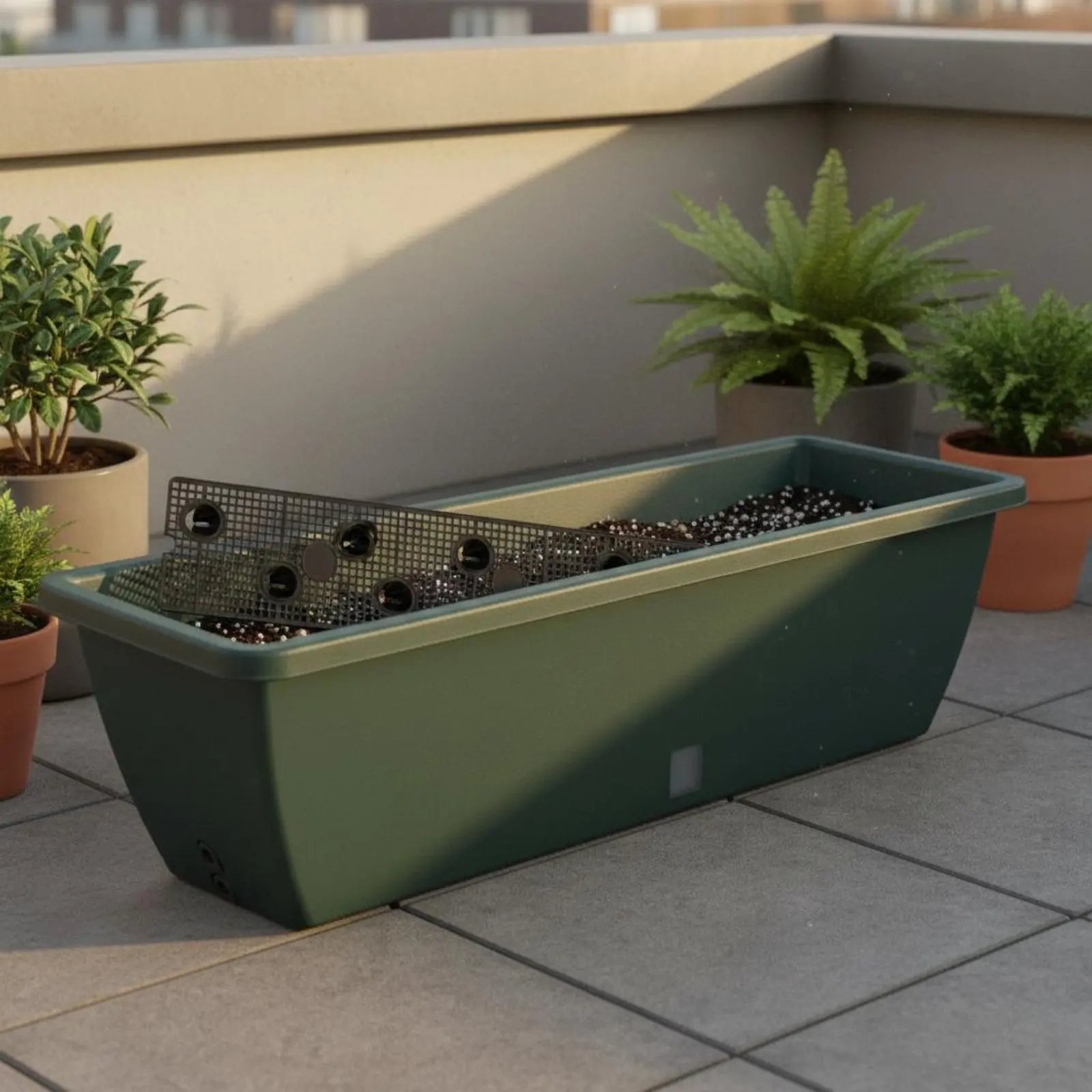 Rectangular Plastic Planter Long Vegetable Planter Box Plastic Window Box Drainage Holes Flower Pot Indoor Outdoor Use
Rectangular Plastic Planter Long Vegetable Planter Box Plastic Window Box Drainage Holes Flower Pot Indoor Outdoor Use