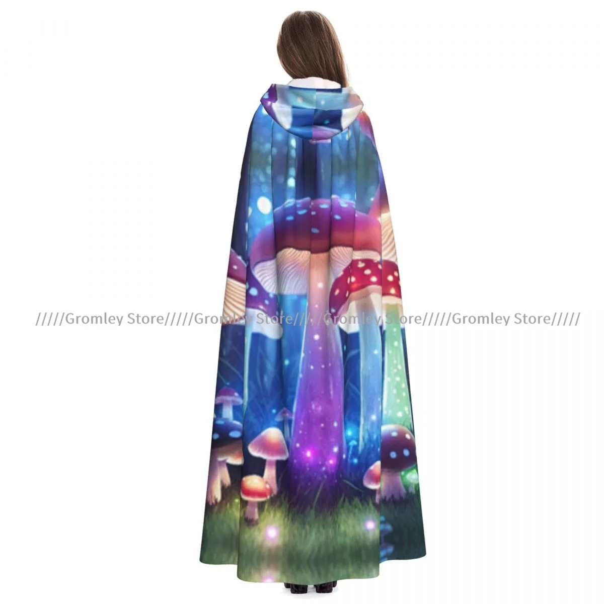 Unisex Halloween Cloak Magic Neon Mushroom Family In Forest Cape Hooded Medieval Costume Witch Wicca Vampire
Unisex Halloween Cloak Magic Neon Mushroom Family In Forest Cape Hooded Medieval Costume Witch Wicca Vampire