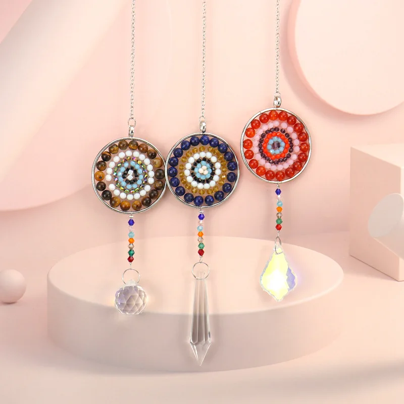 Hand-woven Colorful Rock Mineral Crystal Beads Disc Indoor Door Curtain Decoration Hanging Healthy Reiki Crystal Ornament Gift
Hand-woven Colorful Rock Mineral Crystal Beads Disc Indoor Door Curtain Decoration Hanging Healthy Reiki Crystal Ornament Gift