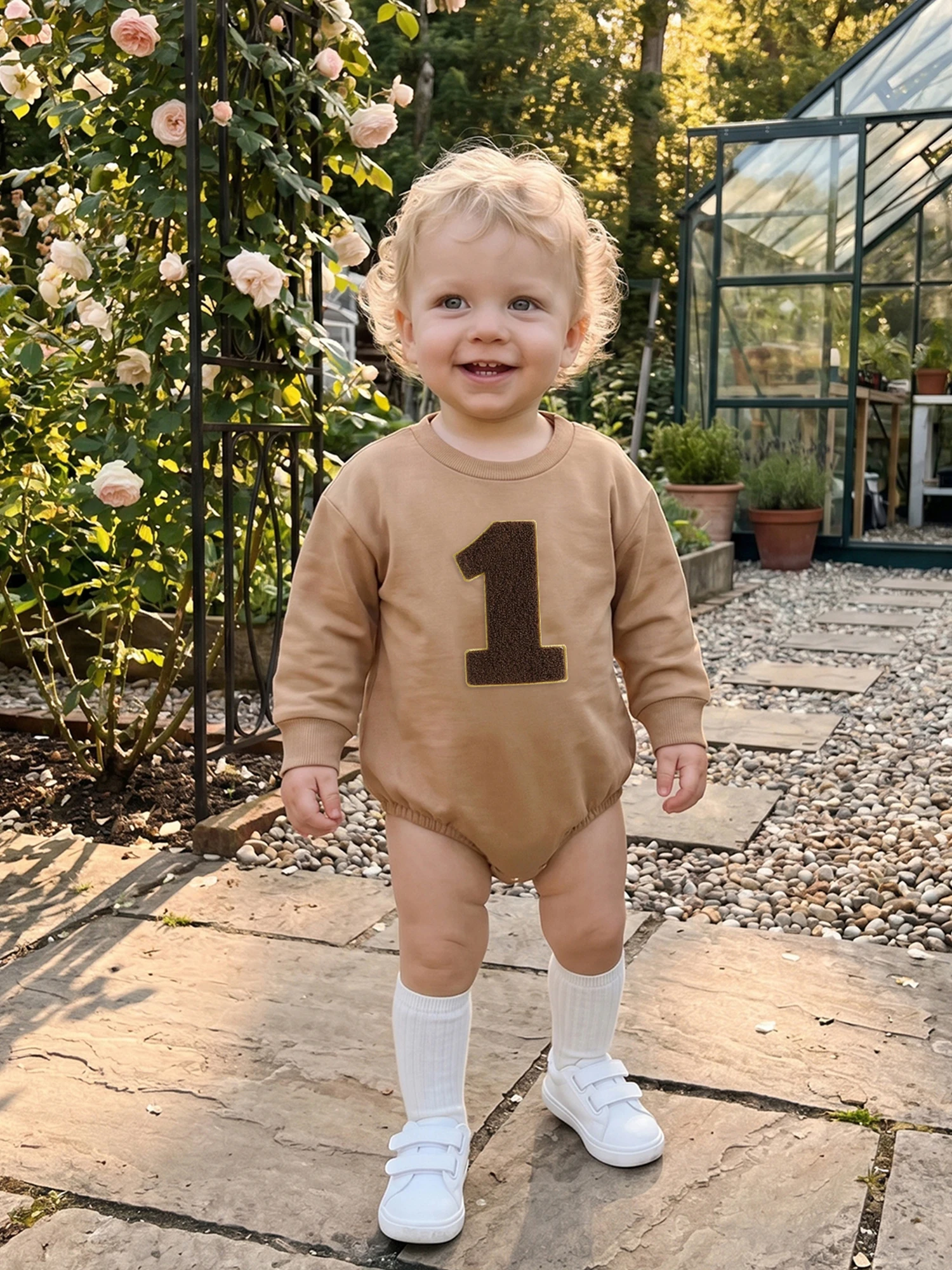 Toddler Boy s Birthday Romper with Stylish Number Embroidery Long Sleeve Crew Neck Jumpsuit for Infant Party Outfit
Toddler Boy s Birthday Romper with Stylish Number Embroidery Long Sleeve Crew Neck Jumpsuit for Infant Party Outfit