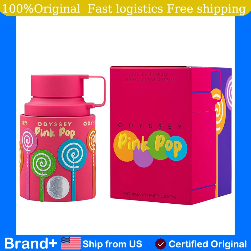 Armaf Odyssey Pink Pop Gourmand Fruity Edition Eau de Parfum Hair and body spray 3.4 Ounce luxury brand perfume high quality perfume long lasting fragrance Cologne Pheromone Portable
Armaf Odyssey Pink Pop Gourmand Fruity Edition Eau de Parfum Hair and body spray 3.4 Ounce luxury brand perfume high quality perfume long lasting fragrance Cologne Pheromone Portable