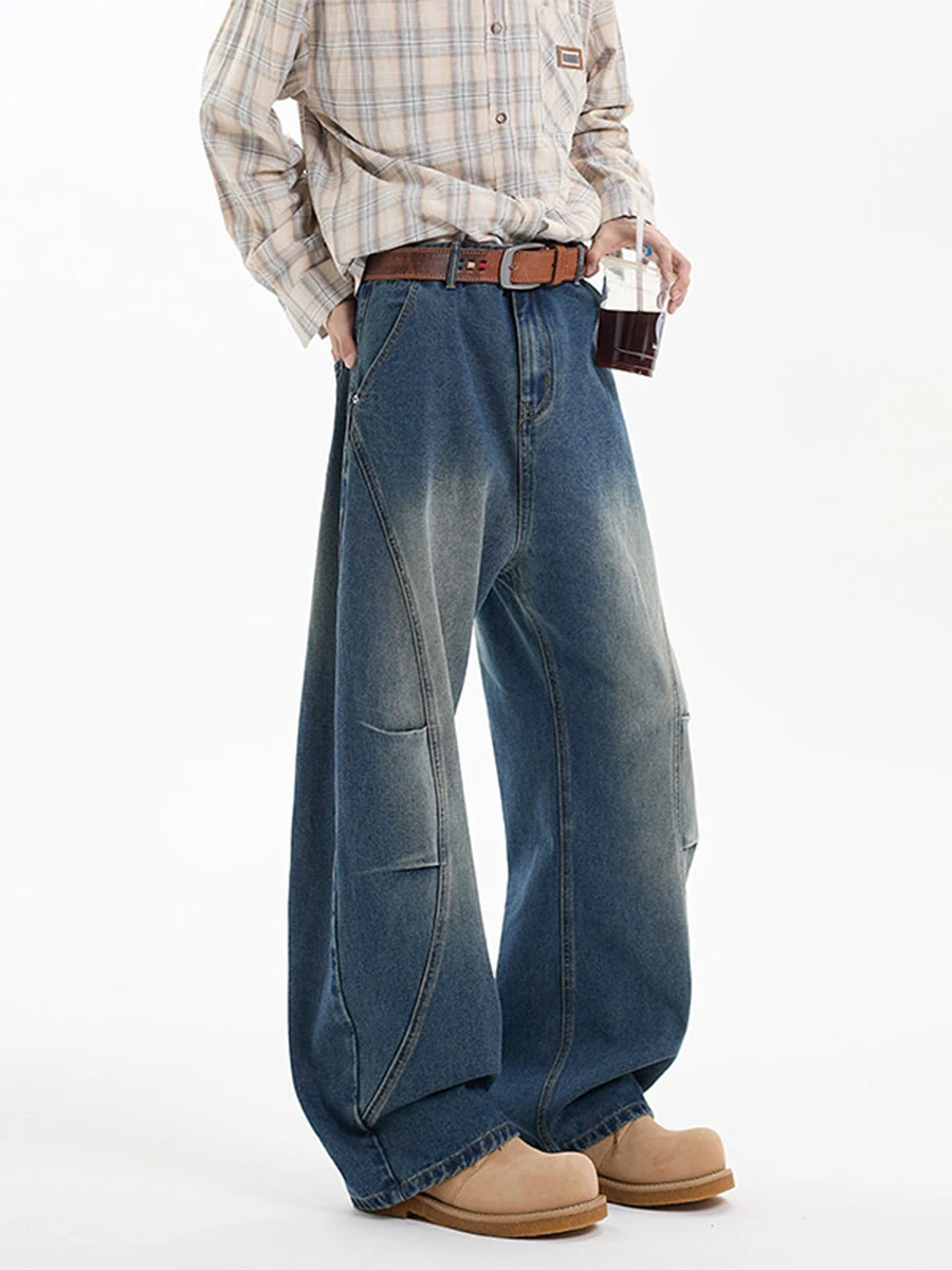 Blue Men's Loose Straight Leg Jeans Autumn Winter American Sle Knife Wide Leg Pants Faionable Urban Cotton Polyester...
Blue Men's Loose Straight Leg Jeans Autumn Winter American Sle Knife Wide Leg Pants Faionable Urban Cotton Polyester...