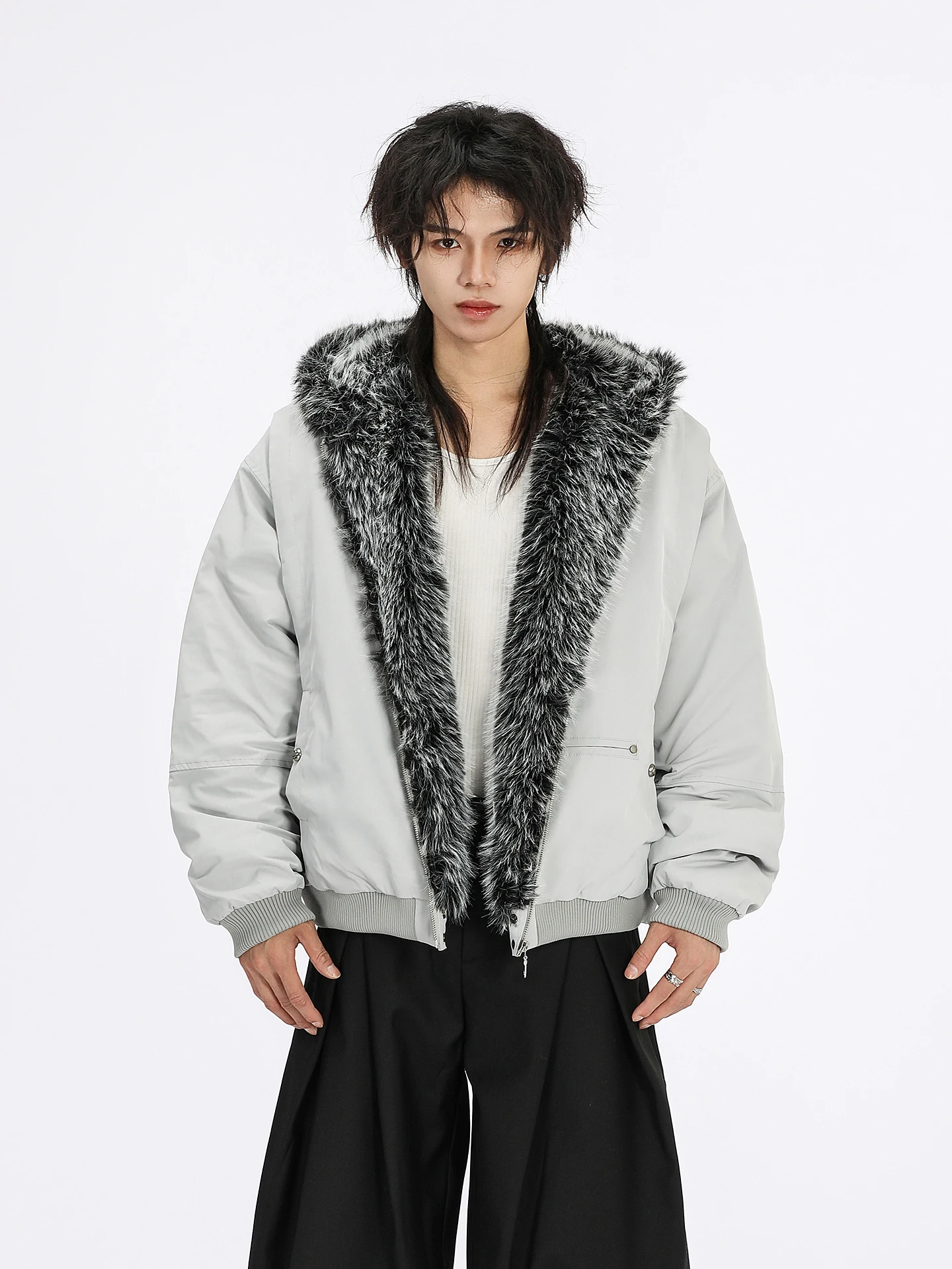 Американская утепленная куртка с капюшоном и меховым воротником для мужчин и женщин, зимнее теплое хлопковое пальто оверсайз, повседневное пальто с длинными рукавами
Американская утепленная куртка с капюшоном и меховым воротником для мужчин и женщин, зимнее теплое хлопковое пальто оверсайз, повседневное пальто с длинными рукавами