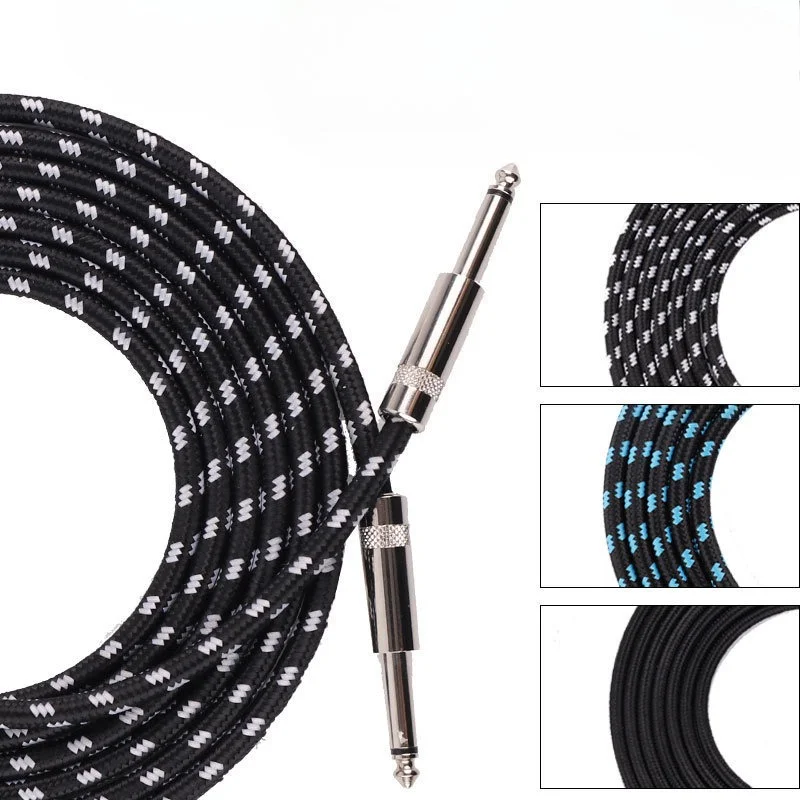 Цветная плетеная гитара, электрический кабель для палубы, 3/6 м, аудиокабель для музыкальных инструментов, штекер 6,5, динамик, микшерная консоль, шумоподавление
Цветная плетеная гитара, электрический кабель для палубы, 3/6 м, аудиокабель для музыкальных инструментов, штекер 6,5, динамик, микшерная консоль, шумоподавление