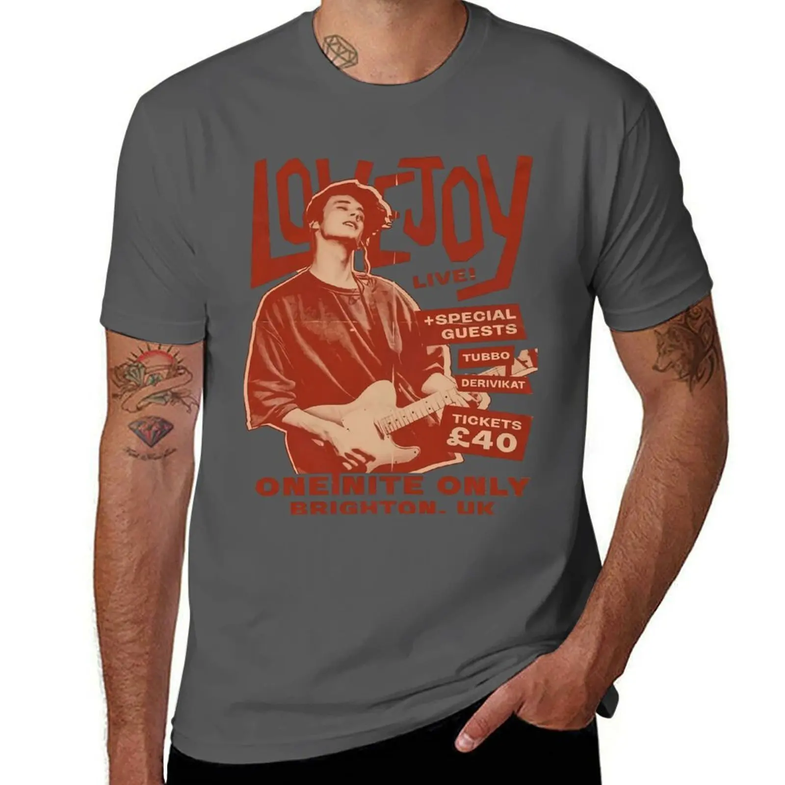 Concert Lovejoy Tickets T-Shirt Big Size Short Sleeve Tee for Men
Concert Lovejoy Tickets T-Shirt Big Size Short Sleeve Tee for Men