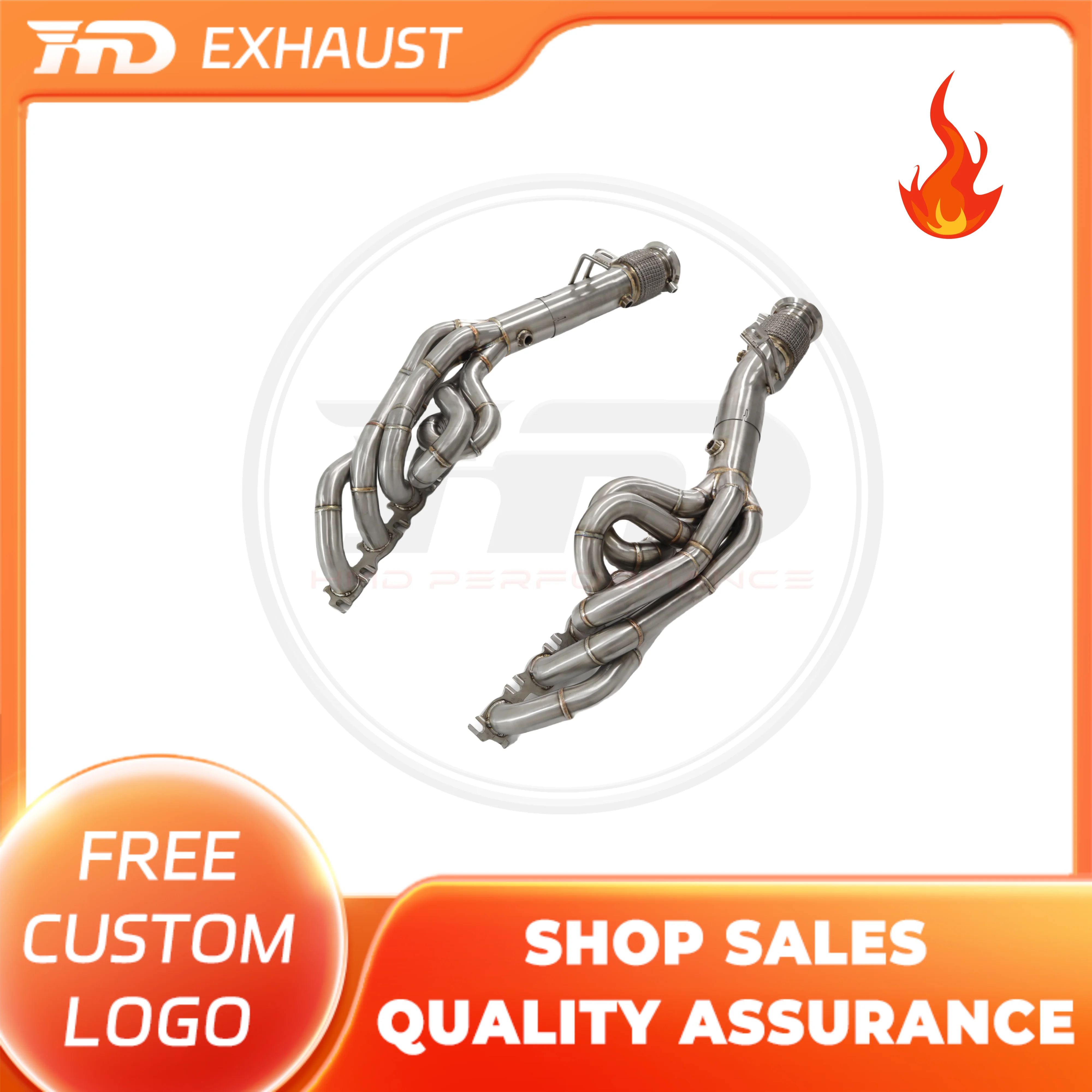 HMD Hot sale Exhaust System High Flow Performance Catless Headers for Lamborghini Huracan LP580 LP610 V10 Without Heat Shield
HMD Hot sale Exhaust System High Flow Performance Catless Headers for Lamborghini Huracan LP580 LP610 V10 Without Heat Shield
