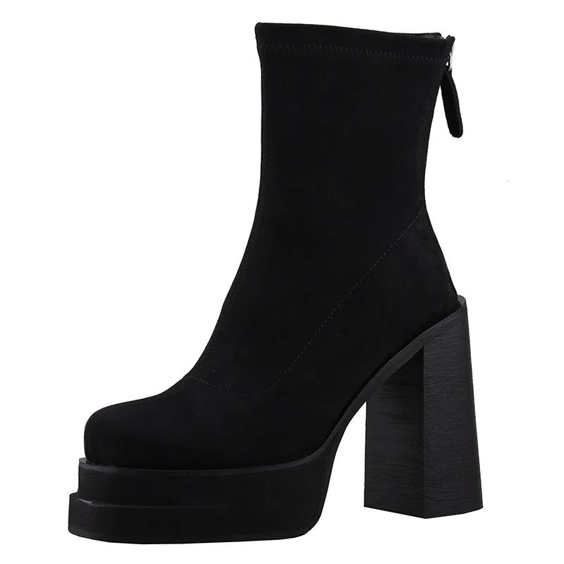 Fashion Women's Mid Calf Boots Platform Woman Designer Winter Punk Style Ankle Female Black Social Shoes Stripper Heels 2023
Fashion Women's Mid Calf Boots Platform Woman Designer Winter Punk Style Ankle Female Black Social Shoes Stripper Heels 2023