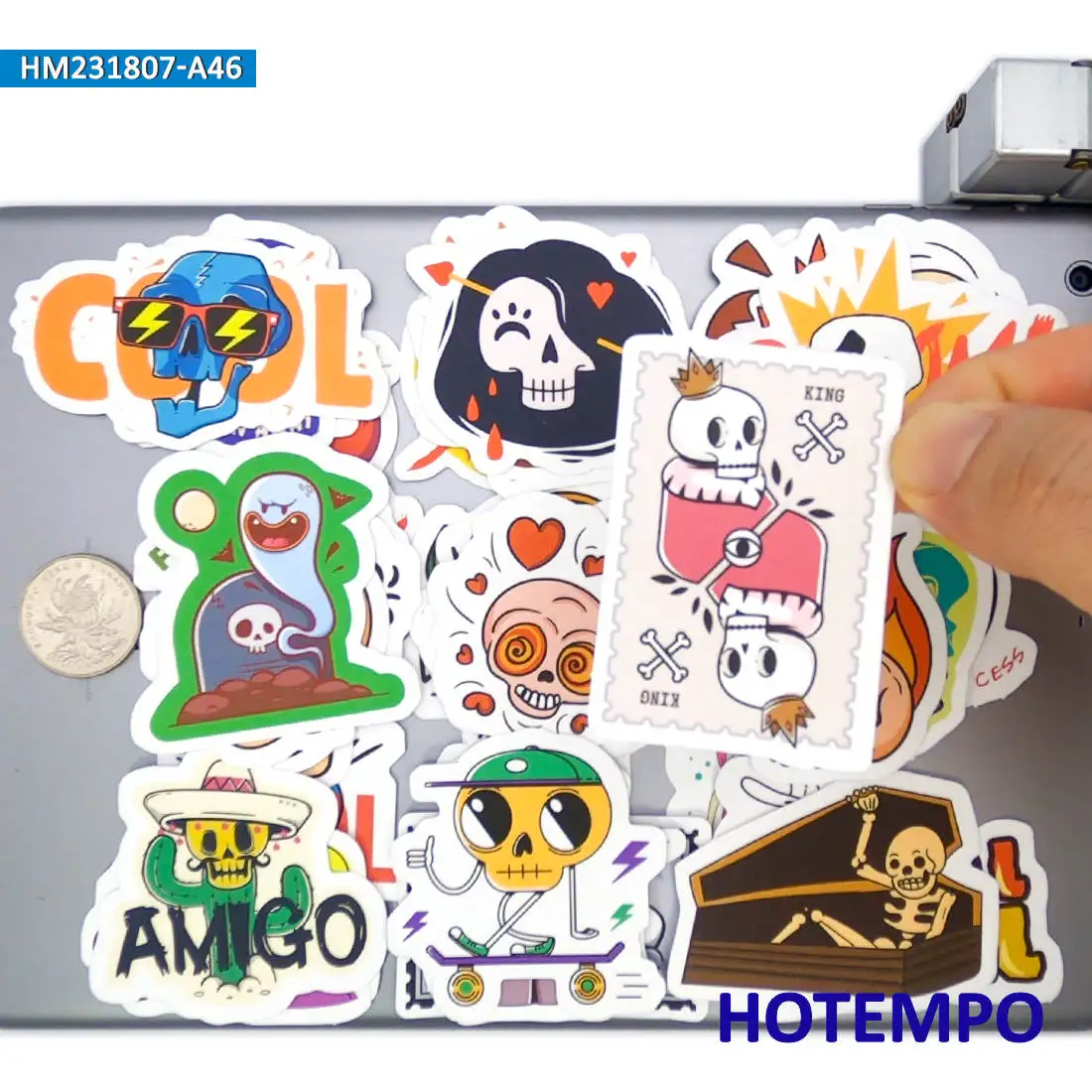 20/30/46Pieces Cute Gothic Funny Graffiti Cartoon Skull Stickers for Skateboard Luggage Bike Car Motorcycle Phone Laptop Sticker
20/30/46Pieces Cute Gothic Funny Graffiti Cartoon Skull Stickers for Skateboard Luggage Bike Car Motorcycle Phone Laptop Sticker