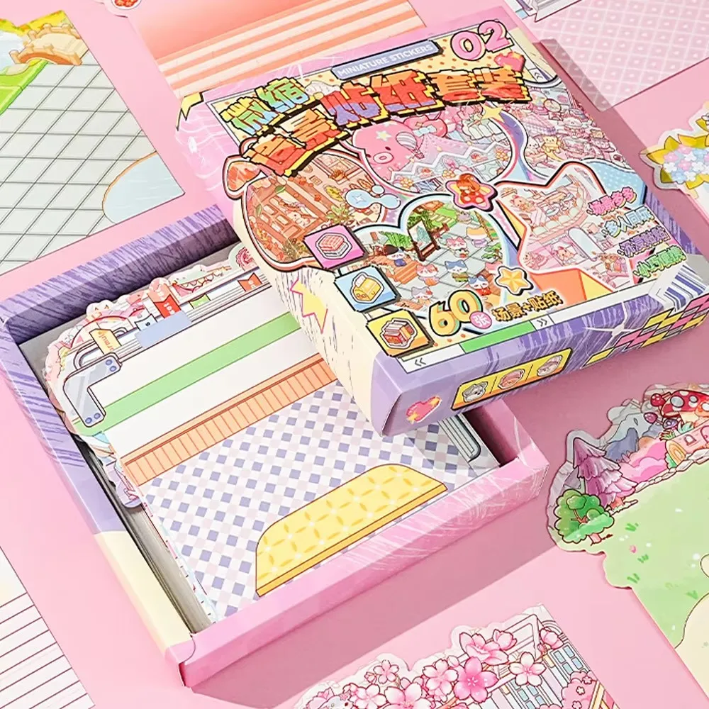 LumaToys 20in1 2D Landscape Sticker Album Cartoon Scene DIY Toy Game Festival Birthday Present Gift Box for Kid Girl Child
LumaToys 20in1 2D Landscape Sticker Album Cartoon Scene DIY Toy Game Festival Birthday Present Gift Box for Kid Girl Child