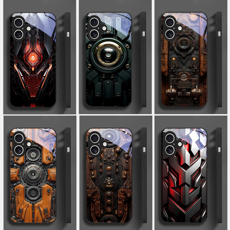 Mechanical Crimson Pattern Suitable For iPhone 16 17 Pro Max 15 Pro 14 13 Plus 12 mini 11 Air 17Pro magnetism Glass Phone Case
Mechanical Crimson Pattern Suitable For iPhone 16 17 Pro Max 15 Pro 14 13 Plus 12 mini 11 Air 17Pro magnetism Glass Phone Case