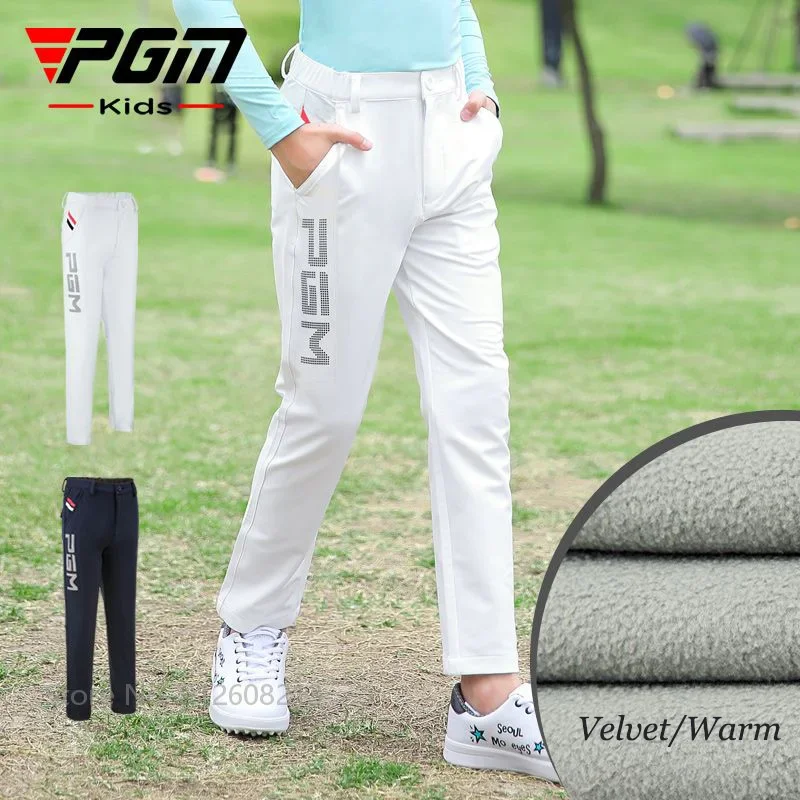 PGM Boy's Thicken Warm Golf Pants Velvet Kids Golf Waterproof Trousers Children Sweatpant Winter Windproof Sports Pants
PGM Boy's Thicken Warm Golf Pants Velvet Kids Golf Waterproof Trousers Children Sweatpant Winter Windproof Sports Pants