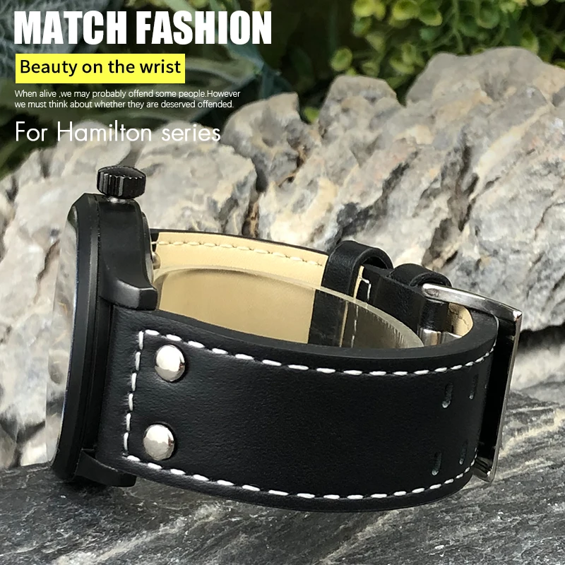 20mm 21mm 22mm Genuine Leather Watchband for Hamilton Khaki Aviation Leather Belt Comfortable Cowhide Watch Strap Accessories
20mm 21mm 22mm Genuine Leather Watchband for Hamilton Khaki Aviation Leather Belt Comfortable Cowhide Watch Strap Accessories