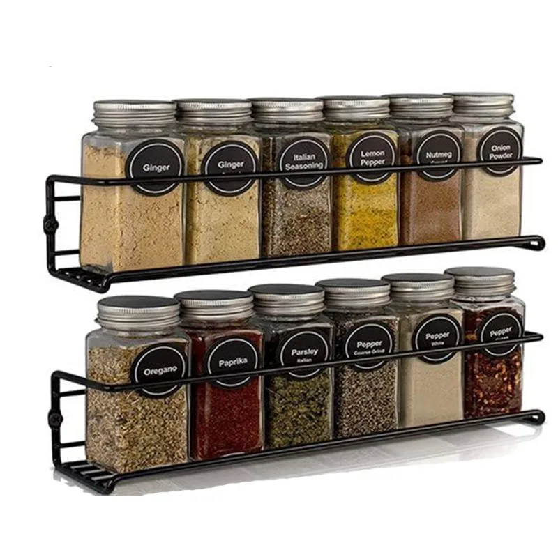 Железная полка для специй для домашней кухни, настенная, стойка для соевого соуса без сверления, стеллаж для хранения специй на двери шкафа
Железная полка для специй для домашней кухни, настенная, стойка для соевого соуса без сверления, стеллаж для хранения специй на двери шкафа