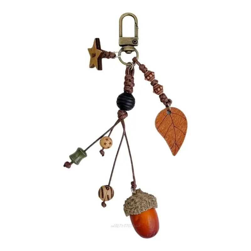 X5XA Realistic Acorn Shaped Keychain Charm Fashionable Bag Accessory Stylish Bags Pendant Bag Charm For Women And Girls
X5XA Realistic Acorn Shaped Keychain Charm Fashionable Bag Accessory Stylish Bags Pendant Bag Charm For Women And Girls
