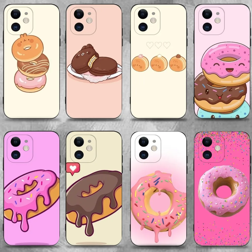 Donuts Dessert Snacks Phone Case For iPhone 16 15 Plus 14 13 Pro Max 12 Mini 11 X XS XR 7 8 8Plus Black Soft Phone Coque
Donuts Dessert Snacks Phone Case For iPhone 16 15 Plus 14 13 Pro Max 12 Mini 11 X XS XR 7 8 8Plus Black Soft Phone Coque