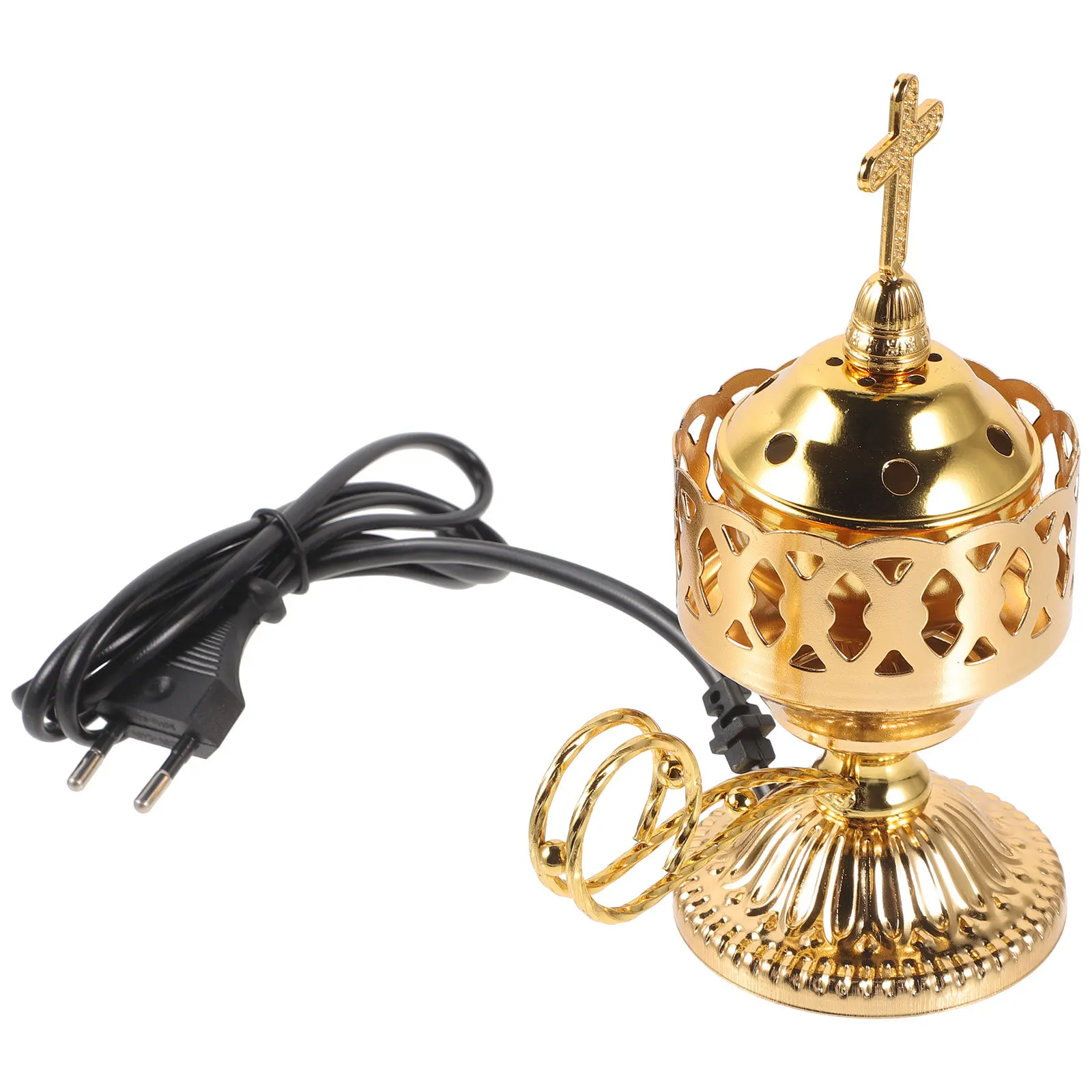Electric Incense Burner Iron Middle Eastern Style Home Decor For Living Room Table Centerpiece Powder Incense Holder Desk Decor
Electric Incense Burner Iron Middle Eastern Style Home Decor For Living Room Table Centerpiece Powder Incense Holder Desk Decor