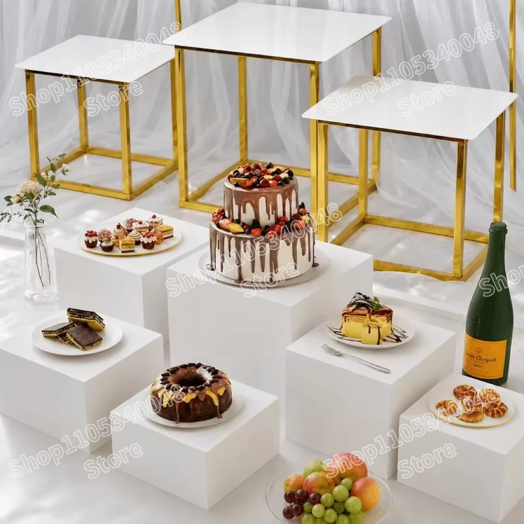White Cube Acrylic Dessert Stand 6Pcs Wedding Banquet Birthday Buffet Riser Candy Bar Tea Break Table Centerpiece Party Decor
White Cube Acrylic Dessert Stand 6Pcs Wedding Banquet Birthday Buffet Riser Candy Bar Tea Break Table Centerpiece Party Decor