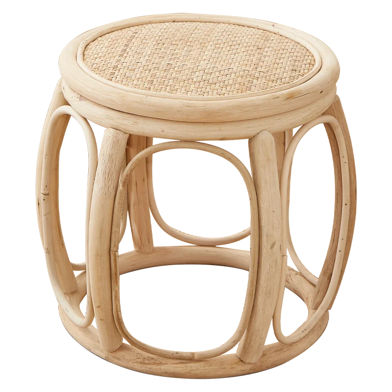 Natural Rattan Drum Stool Handwoven Entryway Shoe Bench Vintage Wicker Ottoman No Paint Eco-Friendly Small Round Footrest
Natural Rattan Drum Stool Handwoven Entryway Shoe Bench Vintage Wicker Ottoman No Paint Eco-Friendly Small Round Footrest