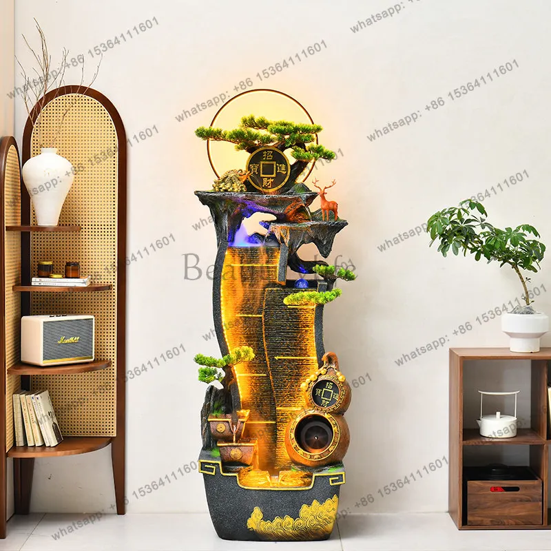 Office Lucky Chinese-style running water fountain ornament rockery circulating water ornament
Office Lucky Chinese-style running water fountain ornament rockery circulating water ornament