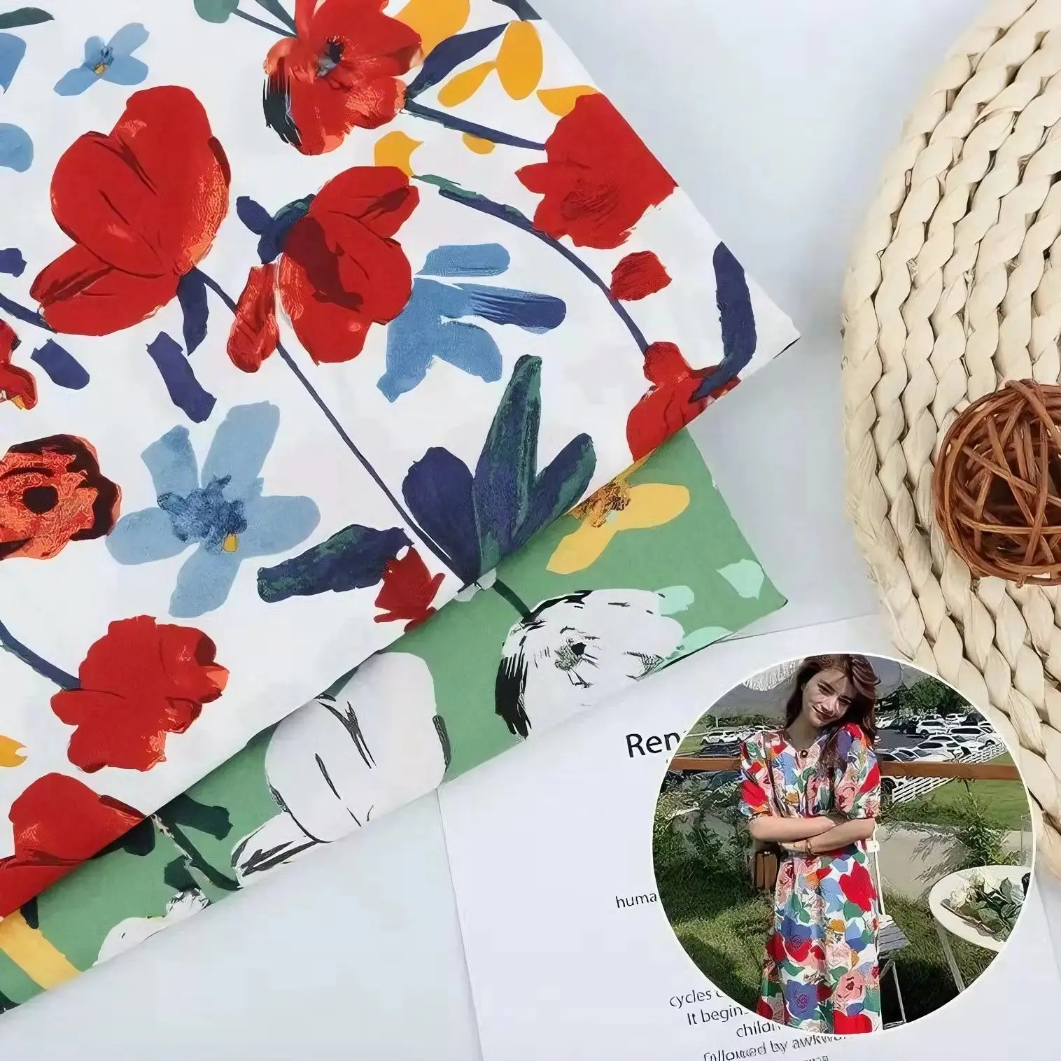 Hawaiian ink Painting 40S Tissun Liberty Cotton Poplin Fabric For Kids Baby Sewing Cloth Dresses Skirt DIY Handmade Patchwork
Hawaiian ink Painting 40S Tissun Liberty Cotton Poplin Fabric For Kids Baby Sewing Cloth Dresses Skirt DIY Handmade Patchwork