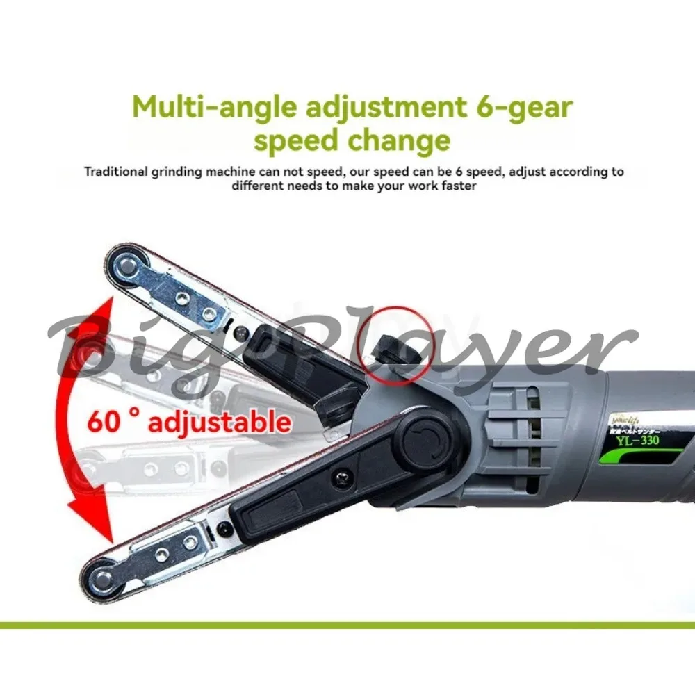 Hand-Holding Belt Sander Sandpaper 220V YL-330 Small Portable Metal Sandpaper Polishing Machine Belt Sander Grinder
Hand-Holding Belt Sander Sandpaper 220V YL-330 Small Portable Metal Sandpaper Polishing Machine Belt Sander Grinder
