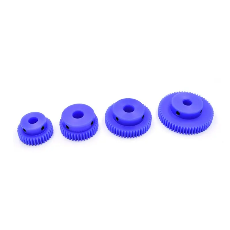 1/2/4Pcs 1 Mod 50T 60T Blue Nylon Spur Gear Motor Gear 1M Mechanical Transmission Plastic Gears Bore 6mm,8mm,10mm,12mm
1/2/4Pcs 1 Mod 50T 60T Blue Nylon Spur Gear Motor Gear 1M Mechanical Transmission Plastic Gears Bore 6mm,8mm,10mm,12mm